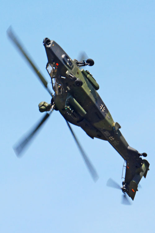 Hélicoptère d'attaque EC665 Tiger de la Bundeswehr allemande