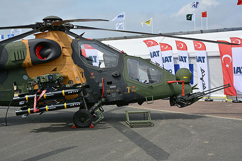 Hélicoptère T129 Atak de l'armée turque