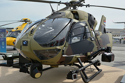 Hélicoptère H145M de l'Armée de Serbie