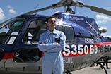 Didier DELSALLE et l'Ecureuil AS350 B3