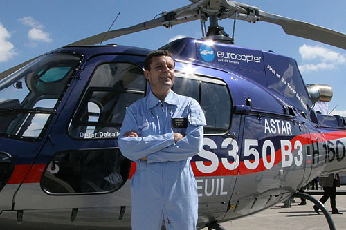 Didier DELSALLE et l'Ecureuil AS350 B3