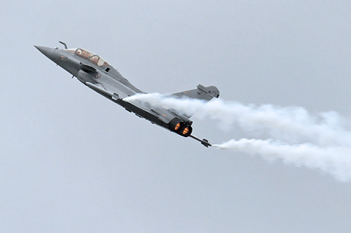 Avion de chasse Rafale au Bourget 2007