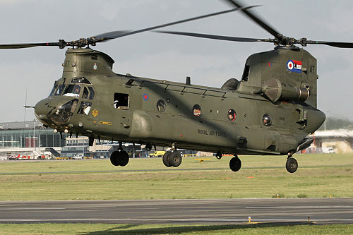 Hélicoptère CH47 Chinook RAF