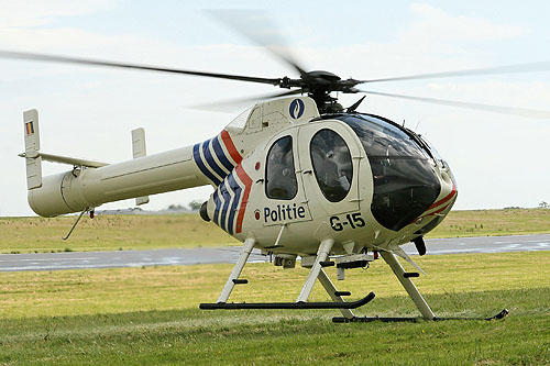 Hélicoptère MD520N Explorer Police belge