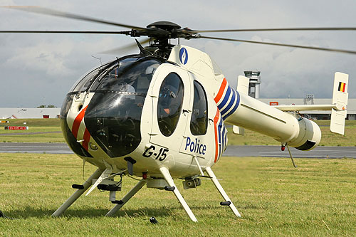 Hélicoptère MD520N Explorer Police belge