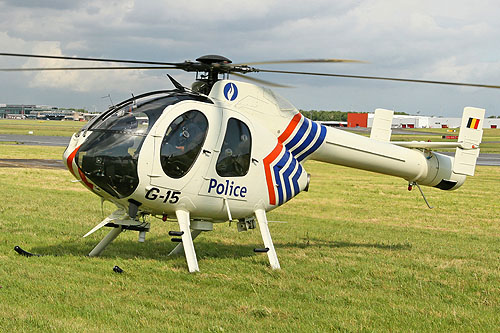 Hélicoptère MD520N Explorer Police belge