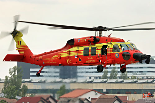 Hélicoptère S70 Blackhawk Sécurité Civile Roumanie