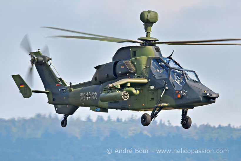 Hélicoptère d'attaque Tiger de la Bundeswehr