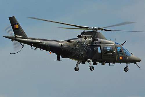 Hélicoptère A109 de l'Armée de l'air belge