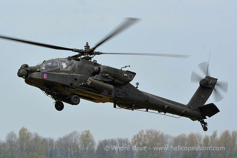 Hélicoptère AH64 Apache de l'US Army