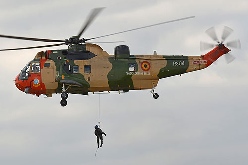 Hélicoptère de sauvetage Mk48 Seaking de la Composante Air de l'Armée belge