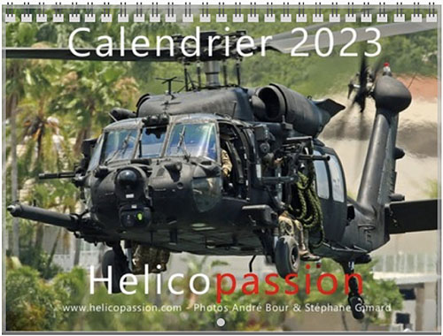 Calendrier 2023 HELICO PASSION