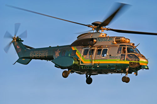 Hélicoptère SuperPuma, LA Sheriff, USA