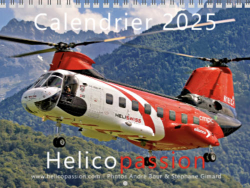 Calendrier 2025 HELICO PASSION