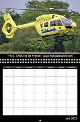 Calendrier 2025 HELICO PASSION