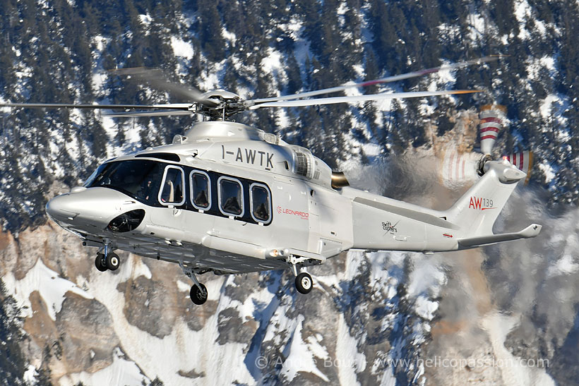 Hélicoptère Leonardo AW139 I-AWTK de SWIFT COPTERS