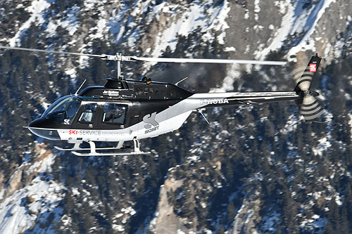 Hélicoptère Bell 206 JetRanger III F-HUBA de JET SYSTEMS