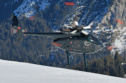 Hélicoptère McDonnell Douglas MD500E HB-ZWW de FUCHS HELICOPTER