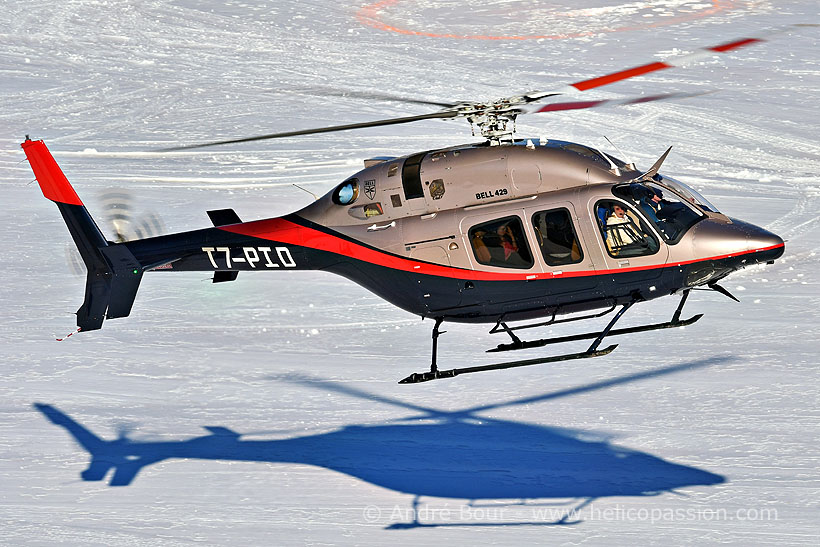 Hélicoptère Bell 429 T7-PID