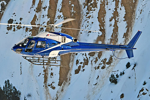 Hélicoptère AS355 N Ecureuil 2 F-GTKA d'HELICOPTERES DE FRANCE (HDF)