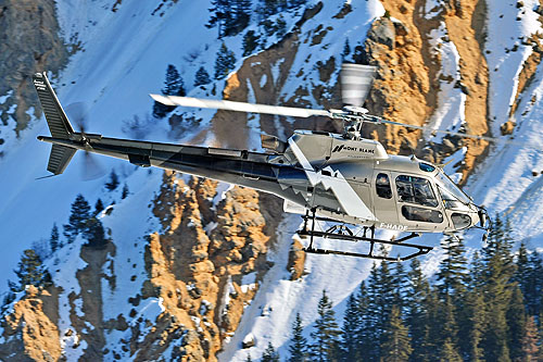 Hélicoptère AS350 B3 Ecureuil F-HADE de Mont Blanc Helicopteres (MBH)