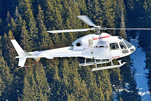 Hélicoptère AS355 N Ecureuil 2 3A-MXC d'HELI AIR MONACO