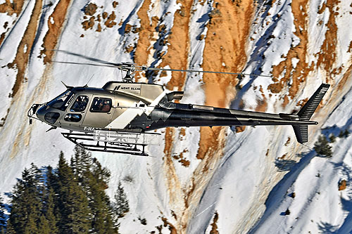 Hélicoptère AS350 B3 Ecureuil F-HADE de Mont Blanc Helicopteres (MBH)