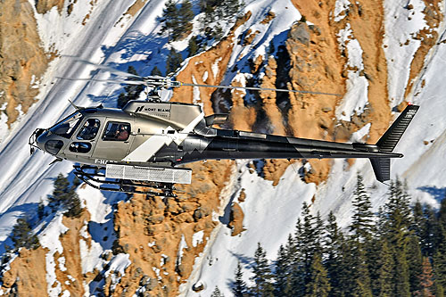 Hélicoptère AS350 B3 Ecureuil F-HADE de Mont Blanc Helicopteres (MBH)