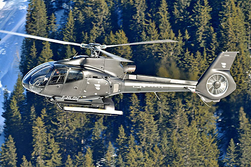 Hélicoptère H130 F-HLGV d'AZUR HELICOPTERE, affrêté par BLADE