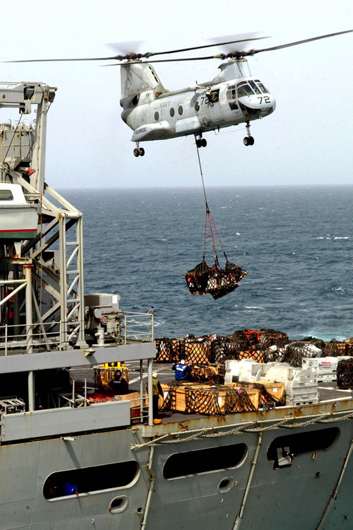 Hélicoptère UH46D Seaknight de l'US Navy