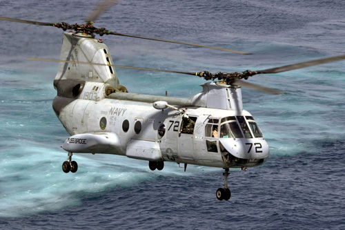 Hélicoptère UH46D Seaknight de l'US Navy