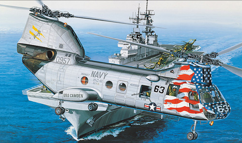 Hélicoptère UH46D Seaknight de l'US Navy