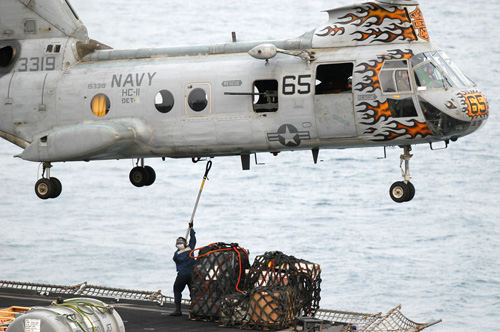 Hélicoptère UH46D Seaknight de l'US Navy