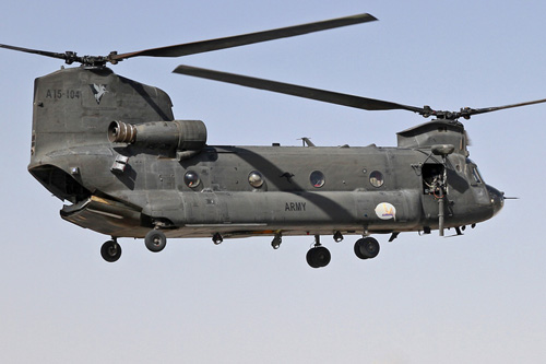 Hélicoptère CH47 Chinook Australie