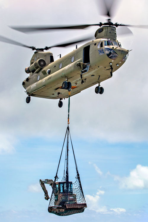 Hélicoptère CH47F Chinook Australie