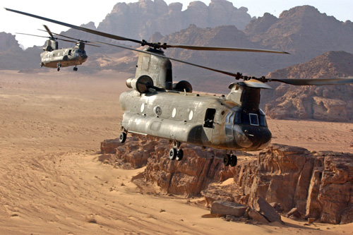 Hélicoptères CH47 Chinook Australie