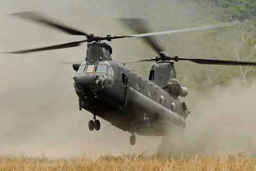 Hélicoptère CH47 Chinook Australie