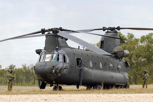 Hélicoptère CH47 Chinook Australie