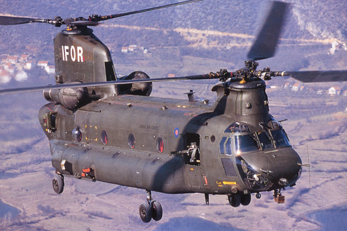 Hélicoptère CH47 Chinook RAF