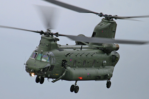 Hélicoptère CH47 Chinook RAF