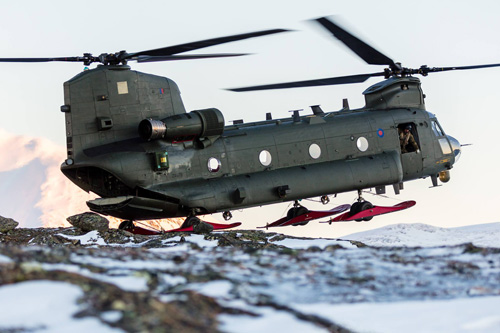 Hélicoptère CH47 Chinook RAF