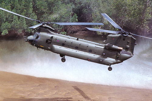 Hélicoptère CH47 Chinook RAF