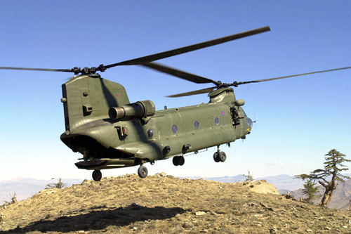 Hélicoptère CH47 Chinook RAF