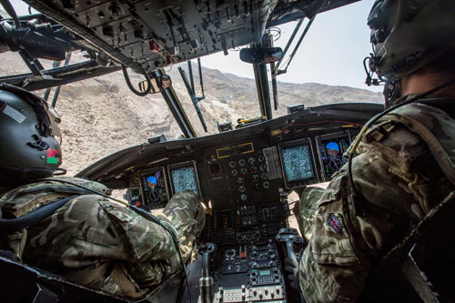 Hélicoptère CH47 Chinook UK