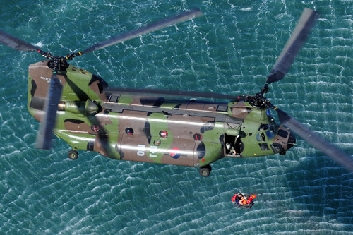 Hélicoptère CH47 Chinook Corée du Sud