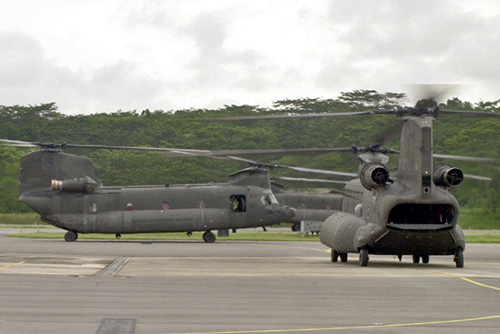 CH47 Chinook Singapour