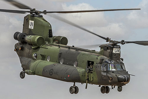 Hélicoptère CH147 Chinook Canada au Mali