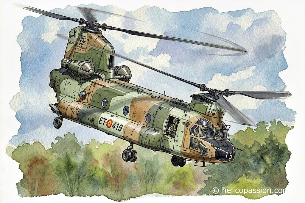 CH47 Chinook Espagne