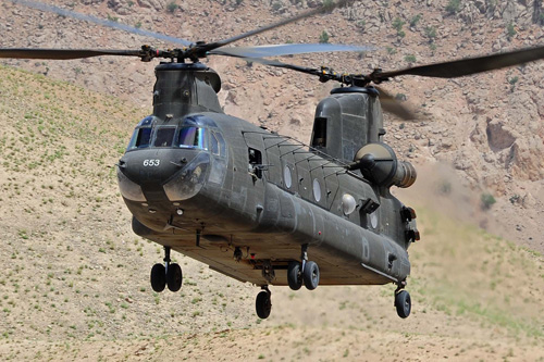 Hélicoptère CH47D Chinook US Army Afghanistan