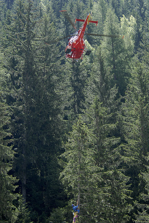 Hélicoptère Alouette III Sécurité Civile